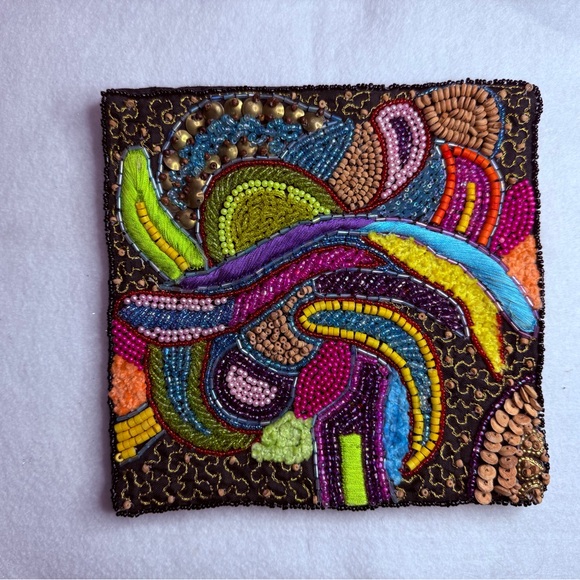 Handbags - Colorful Beaded Secret Pocket